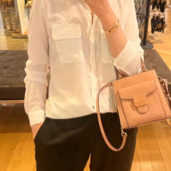 NWT Coach Pink Shell Pepper Leather Crossbody Satchel Bag Snake Embossed C6779 - Picture 12 of 16